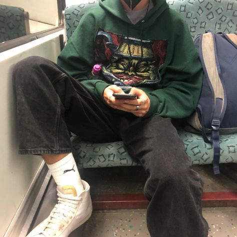 Outfit spotted in train Cute Nerdy Outfits Guys, Gamer Aesthetic Outfit, Gamer Boy Aesthetic Outfit, Gamer Outfits Men, Guy Clothes Aesthetic, Gamer Boy Aesthetic, Indie Boy Style, Soft Grunge Outfits Men, Grunge Boy Aesthetic Outfit