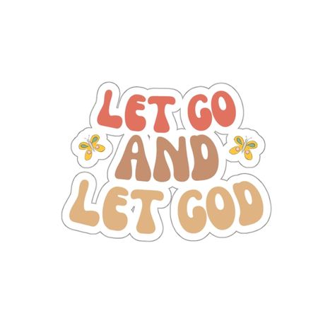 "These high-quality die-cut stickers are ideal for personalizing your Bible, journal, planner, laptop, water bottle, phone case, or any other surface you want to add a touch of inspiration to.  There are 4 sizes to choose from- (2\" x 2\") (3\" x 3\") (4\" x 4\") (6\" x 6\") Also 2 surfaces- White or Transparent  Spread gods message with this sticker and it will surely brighten your day!" Christian Stickers Aesthetic, Bible Verses Stickers, Bible Journal Stickers, Bible Verse Stickers, Let Go Let God, Bible Stickers, Gods Message, Stickers Christian, God Sticker