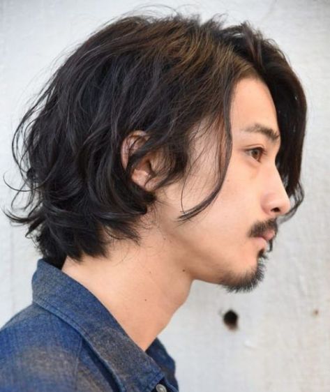 Japanese Men Hairstyle, Asian Long Hair, Asian Haircut, Mens Hairstyles Medium, Asian Men Hairstyle, Men's Long Hairstyles, Medium Length Hair Men, Men Haircut Styles, Medium Long Hair