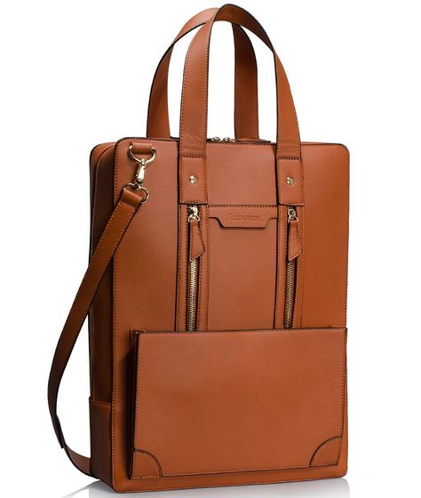 Estarer Women Laptop Briefcase Handbag Upright Vertical Top Handle Bag: Amazon.co.uk: Luggage Briefcase Women, Business Briefcase, Laptop Bag For Women, Pu Leather Bag, Women Business, Leather Laptop Bag, Leather Laptop, Work Bag, Satchel Handbags