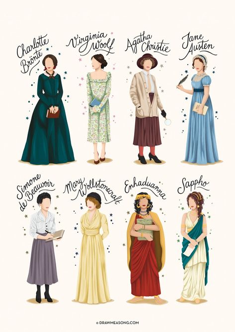 Women Of Literature, Women Literature, Women In Literature, Dessin Game Of Thrones, Deep Wisdom, Mary Wollstonecraft, Charlotte Brontë, Woman Authors, Charlotte Bronte