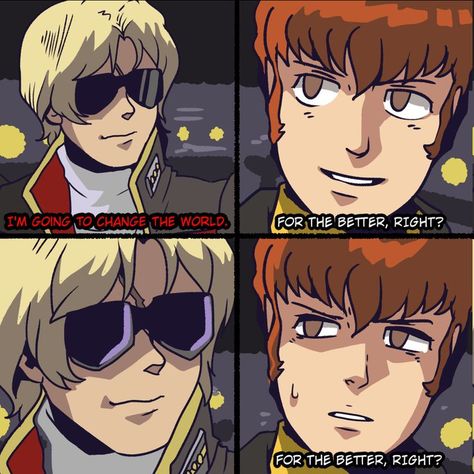 Char X Amuro, Gundam Zeta, Amuro Ray, Char Aznable, Unicorn Mobile, Mobile Suit Zeta Gundam, Burnt Toast, Zeta Gundam, Weak Men