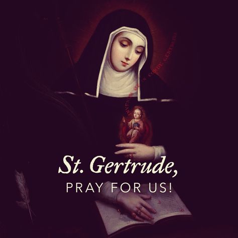 St Gertrude, Prophetic Art, Thank You God, Pray For Us, Catholic Church, Rosary, Art