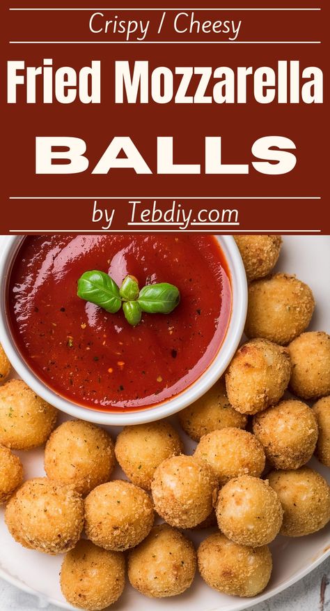 Easy Fried Mozzarella Balls Recipe To Pair With Any Meal How To Use Mozzarella Balls, Mozzarella Pairings, Mozzarella Balls Recipe Baked, Meals With Fresh Mozzarella, Air Fried Mozzarella Balls, What To Do With Mozzarella Balls, Recipes With Mozzarella Pearls, Mozzarella Ball Recipes, Recipes Using Mozzarella Pearls