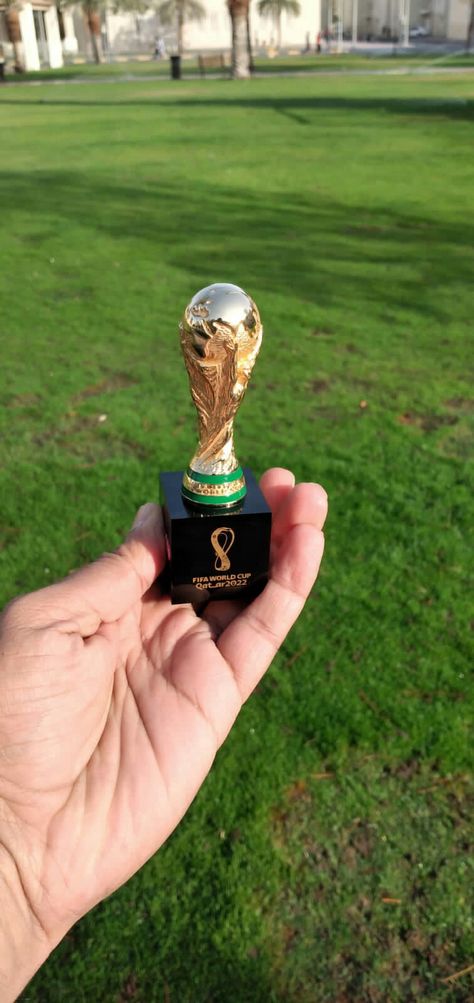 Football Trophy Aesthetic, Soccer Aesthetic, Football World Cup 2022, Fifa Qatar, Football Trophy, Football Trophies, World Cup Trophy, Football World Cup, Soccer Shop