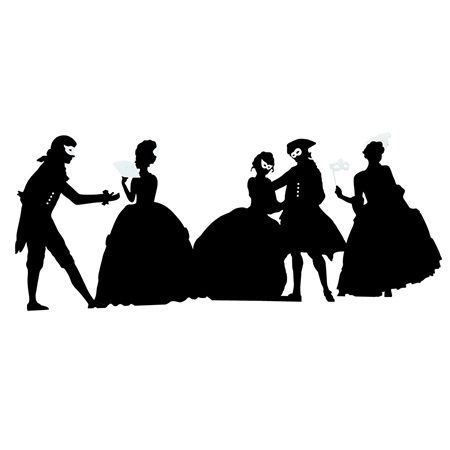 Shadow People Silhouettes Kit (set of 5) Midnight Masquerade Prom, Masquerade Prom Theme, 8th Grade Dance Themes, Dancing Shadow, Versailles Ball, Prom Theme Party, School Dance Themes, Ball Silhouette, Masquerade Dance