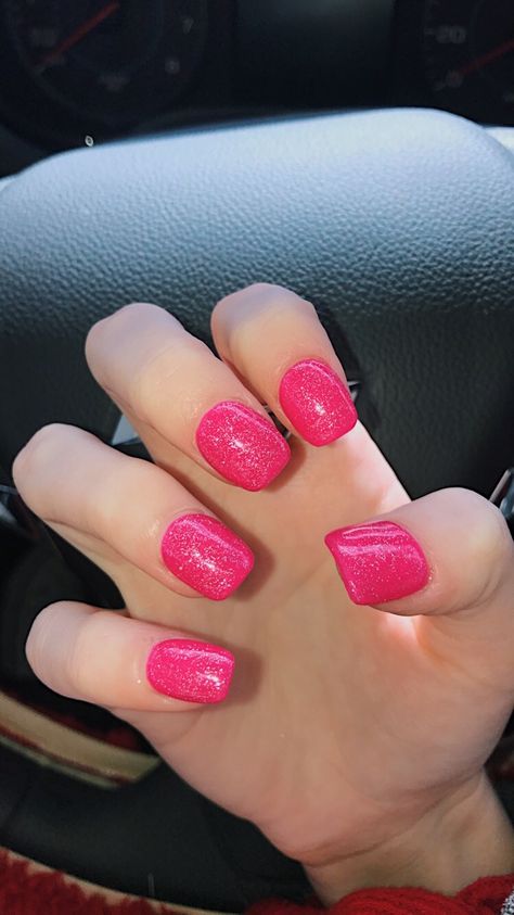 Barbie Themed Nails, Barbiecore Nails, Barbie Nails, Themed Nails, Pink Gel Nails, Dip Nails, Pink Gel, Nail Dip, Polish Colors