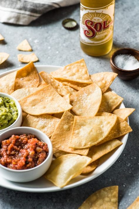 Nachos Photography, Chips Photography, Gluten Free Mexican Recipes, Gluten Free Mexican, Mexican Appetizer, Isabel Eats, Tortilla Chip Recipe, Homemade Tortilla, Mexican Appetizers