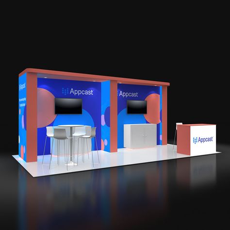 10x20 Trade Show Booth Design, Installing Electrical Outlet, Show Booth Design, Booth Designs, Trade Show Booth, Trade Show Booth Design, Reception Counter, Show Booth, Las Vegas Shows