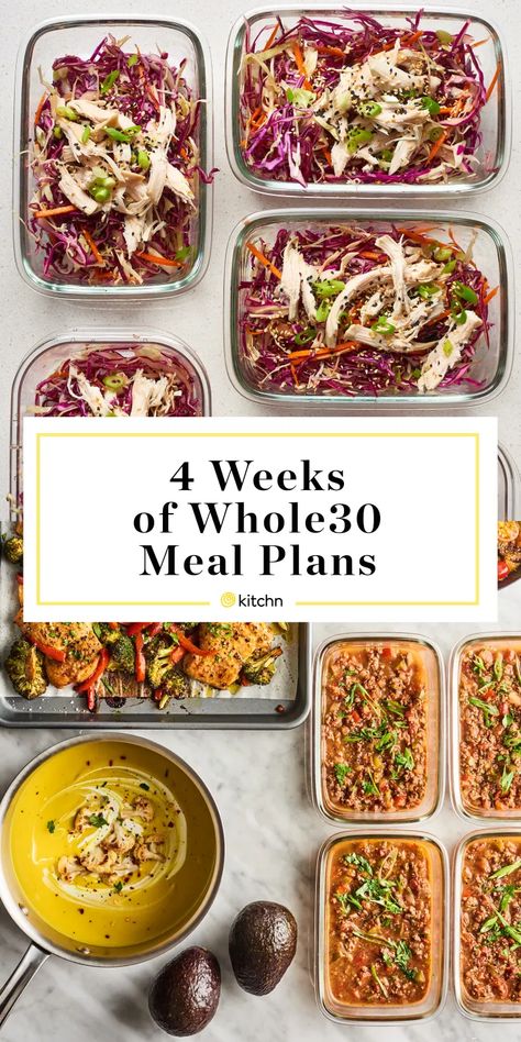 Clean Meal Plans For The Week, Whole 30 Meal Prep For The Week, 4 Week Meal Plan Clean Eating, Whole 30 Meal Plan For Beginners, Budget Whole 30 Meals, Whole 30 Meal Ideas, Whole 30 Weekly Meal Plan, Healthy Meal Plans For The Week, Meal Prep Whole 30