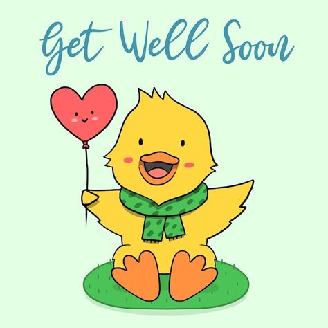 Get well soon with duck Free Vector | Free Vector #Freepik #freevector #get-well-soon #duck #cute-duck #adorable Well Pictures, Get Well Soon, Get Well, Cartoon Animals, Cake Designs, Winnie The Pooh, Graphic Resources, Pikachu, Vector Free