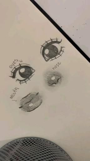 Head Sketch Tutorial Step By Step, How To Draw A Outfit, How To Draw Y2k Eyes, Aegyo Sal Drawing, Eyes Drawing Easy Step By Step, How To Draw Doll Eyes, Simple Drawing Ideas Aesthetic Pencil, Messy Table Drawing, Eye Toturial Draw Step By Step