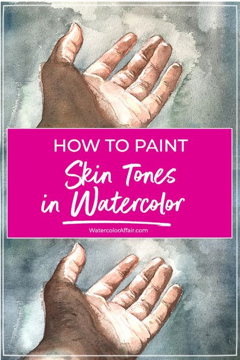 A step by step tutorial about mixing realistic skin tones in watercolor. Includes tips, and watercolor mixing recipes.