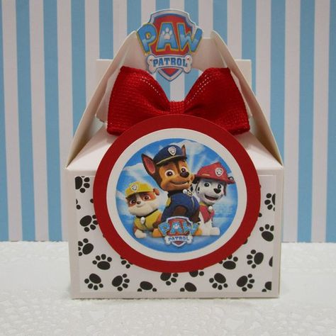 Paw Patrol Favor Boxes Paw Patrol Party Paw Patrol Party | Etsy Paw Patrol Treats, Paw Patrol Favors, Paw Patrol Party Favors, Sky Paw Patrol, Paw Patrol Party Decorations, Royal Birthday Party, Pink Party Favors, Wedding Favors And Gifts, Princess Party Favors