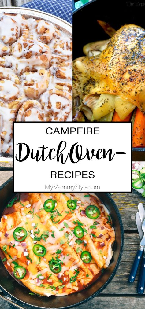 Dutch Oven Camping Recipes - My Mommy Style Best Dutch Oven Recipes, Dutch Oven Breakfast, Dutch Oven Lasagna, Dutch Oven Camping Recipes, Dutch Oven Chicken, Best Dutch Oven, Dutch Oven Camping, Berry Cobbler, Dutch Oven Cooking