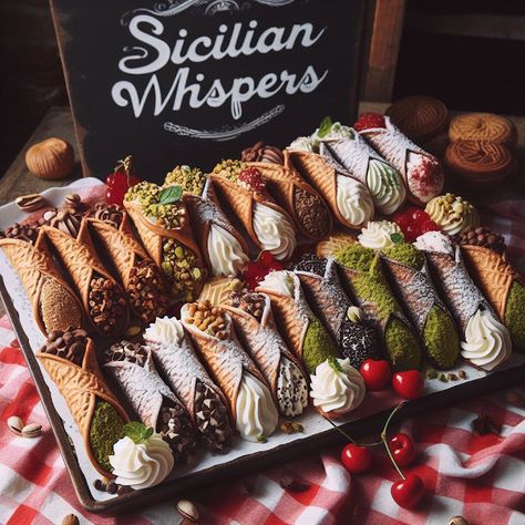 Cooking up Joy - Made with love: Sicilian Whispers: Cannoli Siciliani Cannoli Siciliani, Cannoli Shells, Candied Orange Peel, Food Artwork, Candied Fruit, Oh Yes, Cannoli, Ricotta Cheese, Dark Chocolate Chips