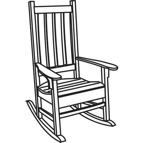 Rocking chair Rocking Chair Drawing, Chair Clipart, Sam Tattoo, White Rocking Chairs, Antique Rocking Chairs, Chair Drawing, Hanging Chair From Ceiling, Sitting Room Chairs, Rocking Chair Porch