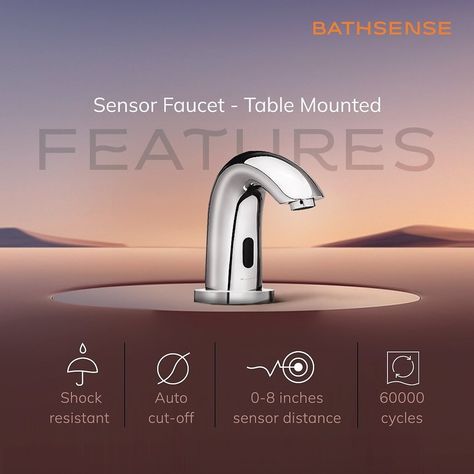 Make everyday effortlessly elegant. Combining luxury with innovation, the sleek designs of our table mounted sensor-faucet provide the best-in-class user experience. The state-of-the-art auto cut-off technology ensures water saving, without compromising on the premium look or feel. Choose Smart Choice for your home and immerse yourself in the art of innovation with Bathsense by Asian Paints. Experience Smrat that transcends colours, only with our exquisite bath and sanitary ware range. DM u... Faucet Creative Ads, Social Media Campaign Design, Asian Paints, Sanitary Ware, Media Campaign, Social Media Design Inspiration, Water Saving, Creative Ads, Graphic Design Tutorials