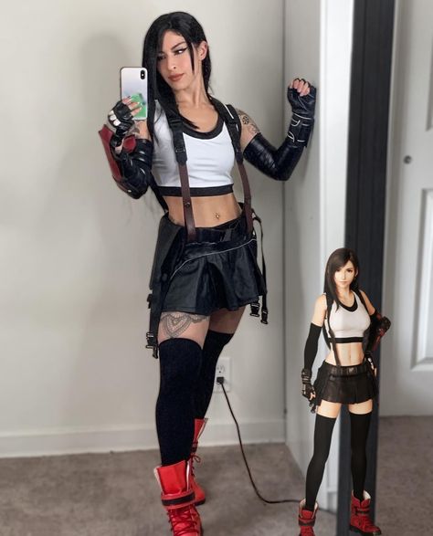 Tifa 🖤 Playing FF7: Rebirth has been great. Even after FF7: remake it’s so nostalgic to go from playing our little blocked characters to fully fledged CGI, the new mechanics of the game are fun and I’m glad they added that to the classic way of playing and also adding a bit more open world to REBIRTH vs REMAKE. 🖤 — • • • #tifa #tifalockhart #tifalockhartcosplay #ff7 #finalfantasy7 #finalfantasyvii #finalfantasy7remake #finalfantasy7rebirth #ff7rebirth #cosplayer #cosplaying #cosplaylife #cosp... Ff7 Rebirth, Ff7 Remake, Open World, Tifa Lockhart, Final Fantasy Vii, The Game