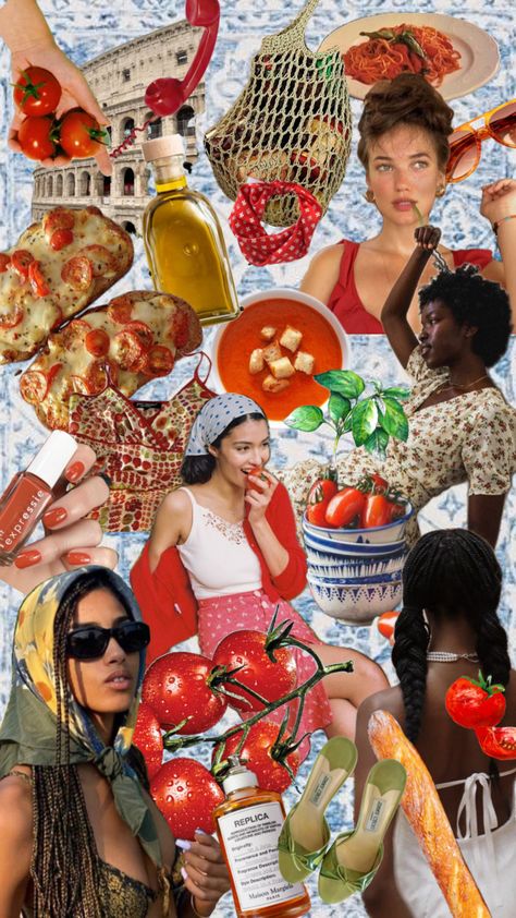 #tomatogirl Tomato Party, Tomato Girl, Italian Aesthetic, Homemade With Love, Selfie Inspo, Bossa Nova, Witch Aesthetic, Outfit Aesthetic, Summer 24