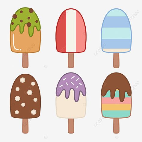 Ice Cream Kartun, Dessert Drawing Easy, Drawing Ideas Food, Ice Cream Printable, Sweet Sticker, Dessert Png, Ice Cream Sticker, Food Paper, Desserts Drawing