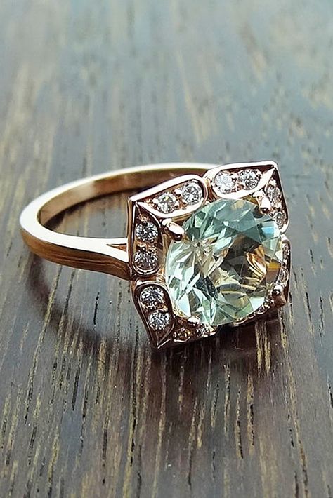 Blue Gemstone Ring, Vintage Wedding Jewelry, Floral Engagement Ring, Antique Engagement Ring, Aquamarine Engagement Ring, Antique Engagement, Wedding Rings Unique, Wedding Rings Vintage, Antique Engagement Rings