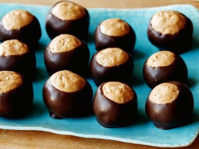 Crunchy Toffee Buckeyes Recipe | Valerie Bertinelli | Food Network