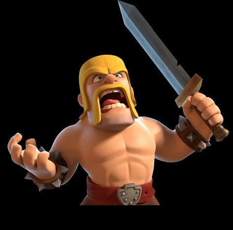 Clash Of Clans Barbarian, Clash Of Clans, Muscles, Chibi, Quick Saves