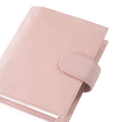 Moterm A7, A7 Planner, 3 Ring Binder Planner, Planner 3 Ring Binder, A5 6 Ring Planner, Leather 6 Ring Binder, Pink Leather Wallet With Zipper Closure, Closet Vanity, Leather Binder