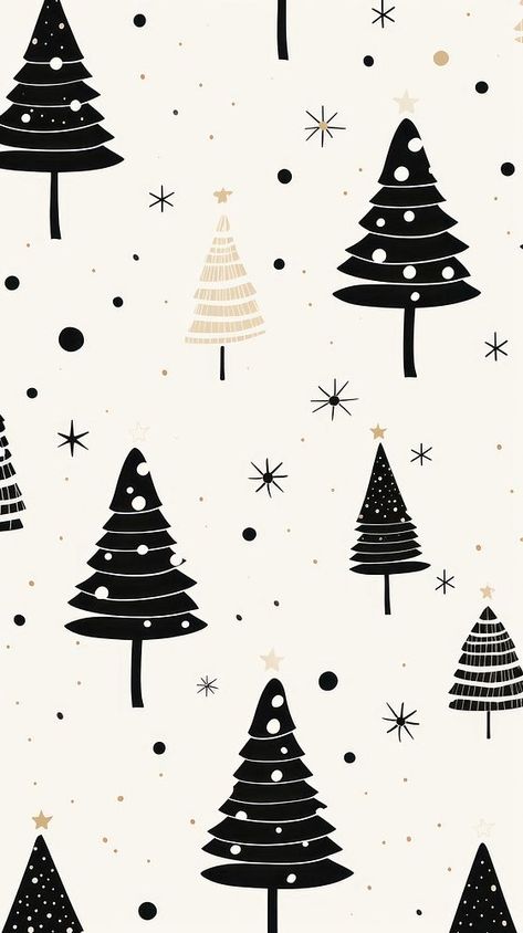 Christmas winter holiday pattern. AI generated Image by rawpixel. | free image by rawpixel.com / Boom Christmas Wallpaper Black And White, Black And White Christmas Wallpaper, Black And White Christmas Aesthetic, Black Christmas Wallpaper, Christmas Wallpaper Black, Black Christmas Background, Merry Christmas Black And White, White Christmas Aesthetic, Christmas Wallpaper Cute