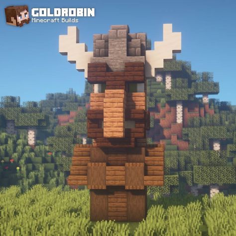 Goldrobin - Minecraft Builder shared a photo on Instagram: “5 new Villager Statues! 🗿 New YouTube Tutorial! (Link in Bio!) Follow @xgoldrobin for more…” • See 192 photos and videos on their profile. Goldrobin Minecraft, Minecraft Statue, Statue Ideas, Construction Minecraft, Minecraft Statues, Minecraft Decoration, Viking Village, Minecraft Interior Design, Minecraft Farm