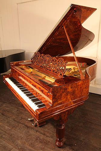 Georgian Cottage, Steinway Grand Piano, Keyboard Instrument, Music Desk, Steinway Piano, Antique Piano, Piano For Sale, Rainbow Eucalyptus, Grand Pianos