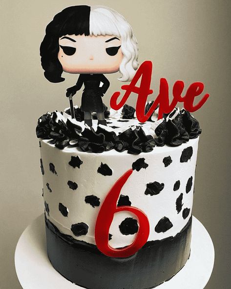 Cruella Birthday Party, Cruella Cake, Cruella Party, Cruela Devil, Birthday Cake Models, Cake Design Images, Villains Party, Twin Birthday Cakes, Marvel Cake