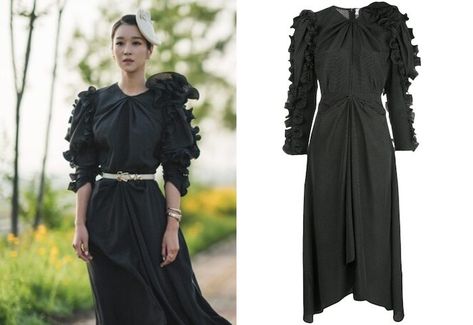 Seo Ye Ji Fashion, Eve Korean Drama, Seo Ye Ji Eve, Vintage Dior Dress, Drama Outfit, Body Hugging Dress, Dior Dress, Floral Dress Casual, Fashion Moments