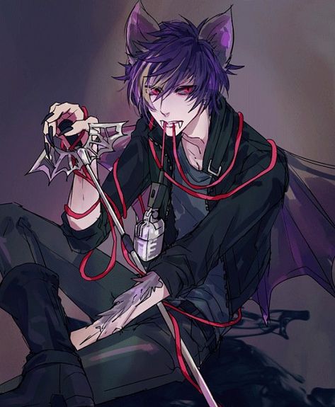 576x700 178kB Human Bat Oc, Monster Human, Show By Rock, Bat Animal, Anime Goth, Hybrid Art, Bat Art, Anime Demon Boy, Vampire Boy