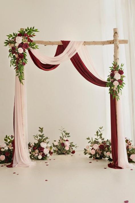 Flower Arch Decor, Table Flower Decor, Winter Wedding Arch, Sweetheart Table Flowers, Alter Flowers, Blush Wedding Decor, Flower Swag, Handmade Bouquet, Arch Decor