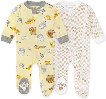 Burt's Bees Baby baby-boys Sleep and Play Pjs, 100% Organic Cotton One-piece Zip Front Romper Jumpsuit Pajamas Best Pjs, Banana Muffin, Banana Muffin Recipe, Burts Bees Baby, Baby Sleepers, Muffin Recipe, Romper Jumpsuit, Burt's Bees