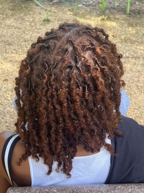 Mixed Hair Locs, Honey Blond Dread Locks, Dark Brown Dreads Men, Dreads With Highlights, Dark Brown Locs Men, Brown Dyed Locs Men, Patch Dyed Locs, Light Brown Locs Men, Chestnut Brown Locs