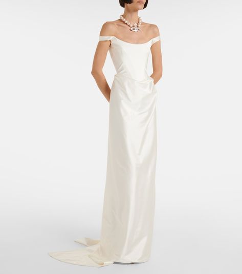 White Vivienne Westwood Dress, Vividness Westwood Wedding Dress, Vivian’s Westwood Wedding Dress, Vivienne Westwood 2022 Bridal, Vivienne Westwood White Silk Dress, Vivienne Westwood Bridal, Vivienne Westwood Wedding Dress, Vivienne Westwood Wedding, Camille Dress