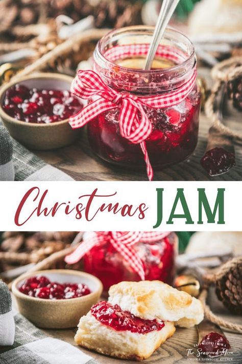 Jam Gift Ideas, Christmas Jam Recipes, Cranberry Fluff, Shipshewana Indiana, Holiday Fruit, Christmas Jam, Cranberry Jam, Plum Recipes, Jar Of Jam