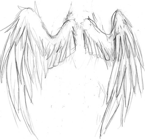 Wings Drawing, Seni Dan Kraf, Wings Art, 캐릭터 드로잉, Art Tutorials Drawing, Sketchbook Art Inspiration, Cool Art Drawings, Drawing Poses, Art Inspiration Drawing