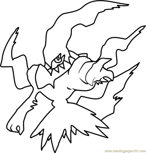 Darkrai Pokemon, Pikachu Coloring Page, Powerful Pokemon, Pokemon Sketch, Pokemon Gif, Legends And Myths, Pokemon Coloring Pages, Relaxing Colors, Pokemon Coloring