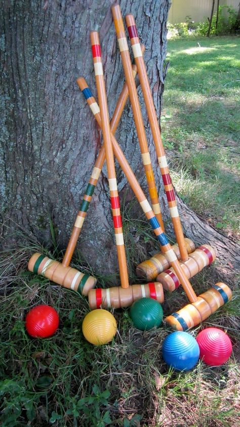 Croquet Lawn, Croquet Balls, Vintage Croquet, Croquet Set, Lawn Party, Pall Mall, Julia Quinn, Lake Cottage, The Old Days