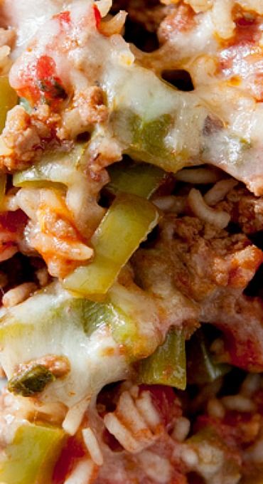 Stuffed Pepper Casserole Unstuffed Bell Pepper Casserole, Green Pepper Casserole, Rice And Ground Beef, Bell Pepper Casserole, Casserole With Ground Beef, Comforting Casseroles, Casseroles Recipes, Pepper Casserole, Pan Dishes