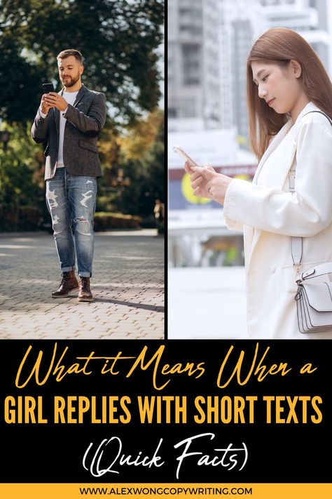 A handsome man and attractive woman are both outside texting each other on their phones. Funny Stories To Tell, Talking On The Phone, Short Messages, Dating Coach, Ghost Writer, Not Interested, Style Change, Dating Profile, I Can Tell