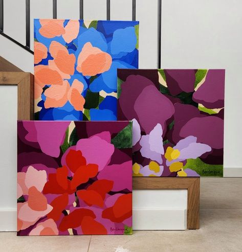 Gallery — Natashia Bevilacqua Quadriptych Painting, Art Crafts For Adults, Wine And Paint Night, Art Deco Paintings, Salon Art, Small Canvas Paintings, Abstract Floral Art, Head And Heart, Art Painting Gallery