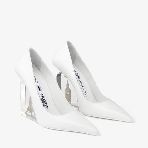 Women's New Arrivals | Designer Shoes | JIMMY CHOO US Architectural Landmarks, Statement Shoe, White Accessories, Black Wedges, Footwear Design Women, Paul Gaultier, Leather Wedges, Jean Paul Gaultier, Jean Paul