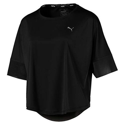 Puma Explosive T-Shirt Mujer Black M Gym Tops Women, Puma Outfit, Fitness Wear Outfits, Training Tops, Korean Girl Fashion, Puma Women, Gym Shirts, Sportswear Women, Athletic Wear