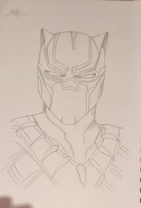 Avengers Sketches Easy, Marvel Avengers Drawings Easy, Marvel Sketches Pencil, Marvel Sketches Easy, Marvel Drawings Easy, Black Panther Sketch, Thor Drawing, Black Panther Drawing, Loki Drawing