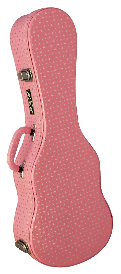 Amazon.com: Soprano Ukulele Hardshell Case with Plush Interior and Storage - Pink Hearts: Musical Instruments Ukulele Case, Ukulele Art, Cool Ukulele, Pink Music, Ukulele Accessories, Ukulele Music, Ukulele Chords, Music Is My Escape, Guitar Case